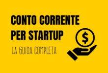 conto corrente per startup