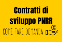 contratti sviluppo pnrr