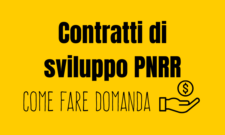 contratti sviluppo pnrr